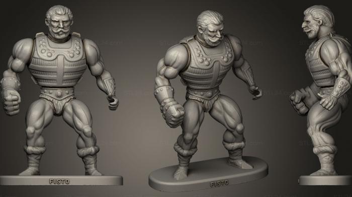 Figurines heroes, monsters and demons (Fisto 2, STKM_0204) 3D models for cnc